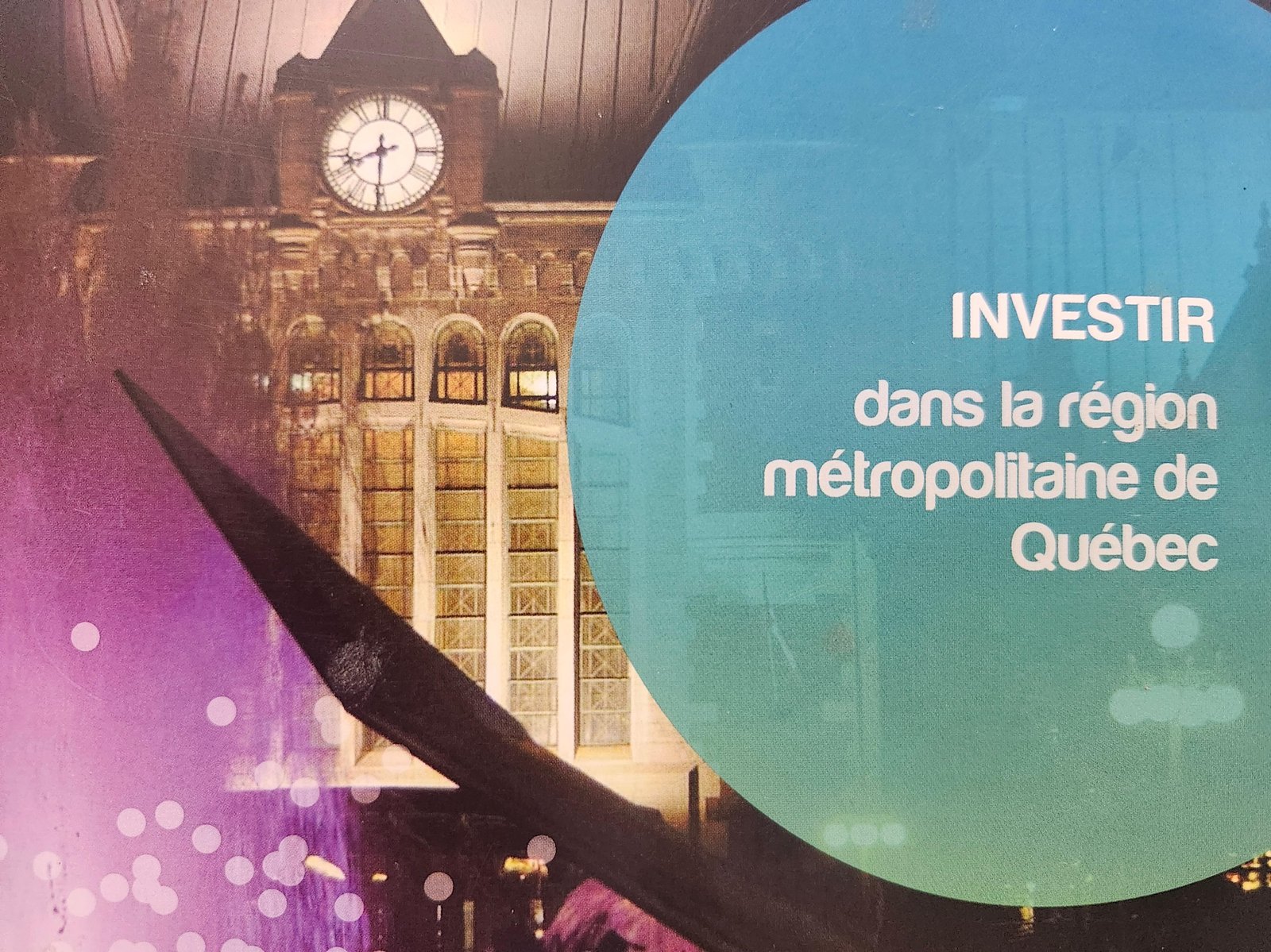 Brochure « Investir dans la région métropolitaine de Québec »